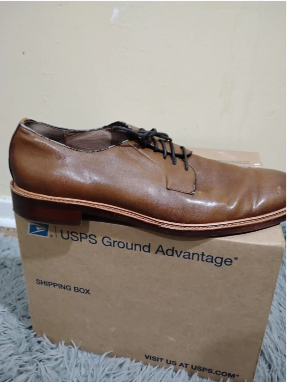 Gordon Rush Hester Men Size 13 Brown Leather Lace Up Low Top Oxford Formal